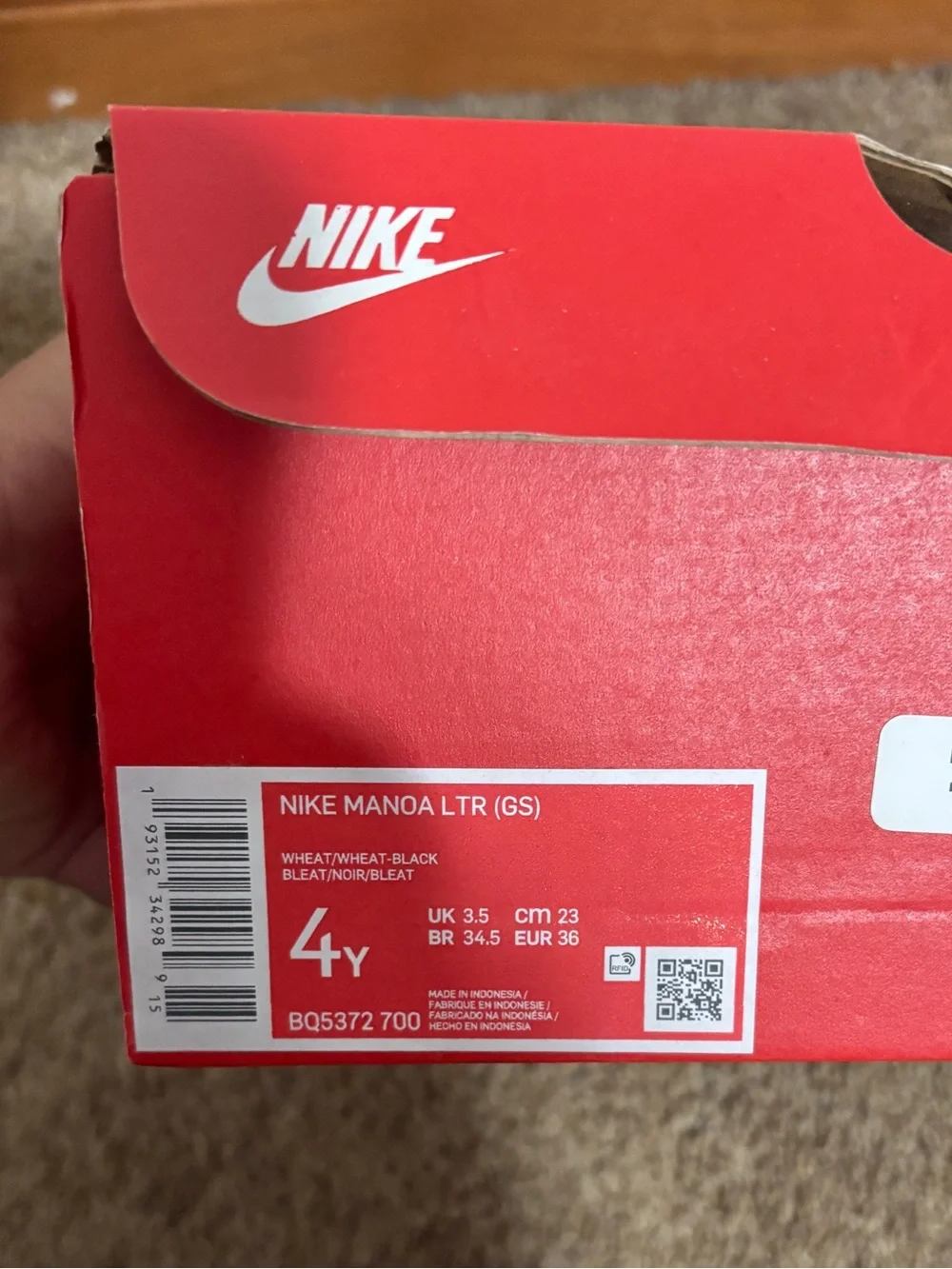 Nike Manoa Kids Boots